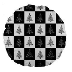 Christmas Tree Xmas Tree Large 18  Premium Flano Round Cushions by Ket1n9