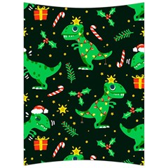 Christmas Funny Pattern Dinosaurs Back Support Cushion by Ket1n9