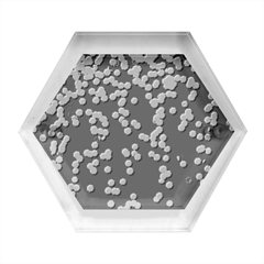 Christmas-bokeh-lights-background Hexagon Wood Jewelry Box by Ket1n9