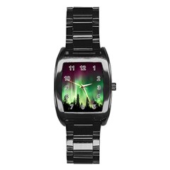 Aurora-borealis-northern-lights Stainless Steel Barrel Watch by Ket1n9