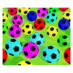 Balls Colors Premium Plush Fleece Blanket (small) by Ket1n9