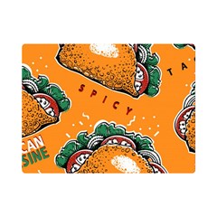 Seamless-pattern-with-taco Premium Plush Fleece Blanket (mini) by Ket1n9