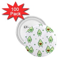 Cute-seamless-pattern-with-avocado-lovers 1 75  Buttons (100 Pack)  by Ket1n9