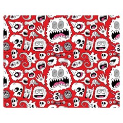 Another Monster Pattern Premium Plush Fleece Blanket (medium) by Ket1n9