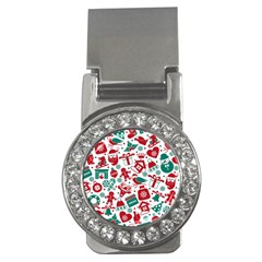 Background Vector Texture Christmas Winter Pattern Seamless Money Clips (cz)  by Grandong