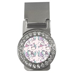 Cartoon Cat Cute Animal Design Drawing Illustration Kawaii Money Clips (cz)  by Grandong