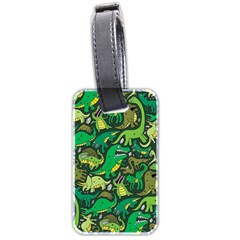 Dino Kawaii Luggage Tag (two Sides) by Grandong