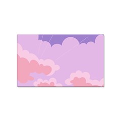 Sky Nature Sunset Clouds Space Fantasy Sunrise Sticker Rectangular (100 Pack) by Vaneshop