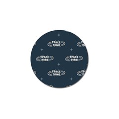 Space Dino Art Pattern Design Wallpaper Background Golf Ball Marker by Vaneshop