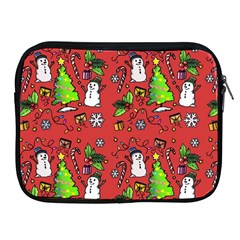 Santa Snowman Gift Holiday Apple Ipad 2/3/4 Zipper Cases by Pakjumat