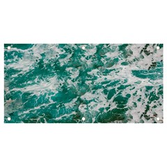 Blue Ocean Waves 2 Banner And Sign 4  X 2  by Jack14