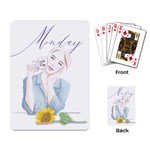 Monday 1 Playing Cards Single Design (Rectangle) Back