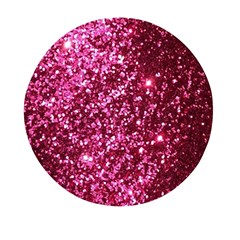 Pink Glitter Mini Round Pill Box (pack Of 3) by Amaryn4rt