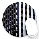 Architecture-building-pattern Round Mousepad Front