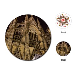 Cologne-church-evening-showplace Playing Cards Single Design (round) by Amaryn4rt