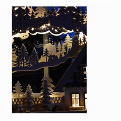 Christmas-advent-candle-arches Large Garden Flag (two Sides) by Amaryn4rt