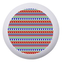 Christmas-color-stripes Pattern Dento Box With Mirror by Amaryn4rt