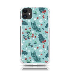 Seamless-pattern-with-berries-leaves Iphone 11 Tpu Uv Print Case by Amaryn4rt