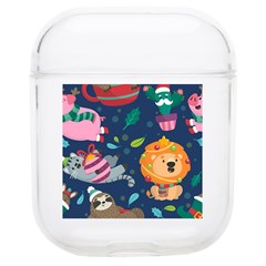 Funny-animal Christmas-pattern Airpods 1/2 Case by Amaryn4rt