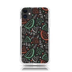 Seamless-vector-pattern-with-watermelons-mint -- Iphone 11 Tpu Uv Print Case by Amaryn4rt