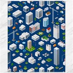 Isometric-seamless-pattern-megapolis Canvas 16  x 20  15.75 x19.29  Canvas - 1