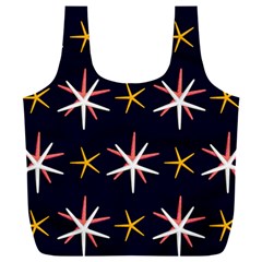 Sea-stars-pattern-sea-texture Full Print Recycle Bag (xxl) by Amaryn4rt