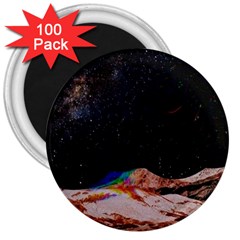 Retro Vintage Space Galaxy 3  Magnets (100 Pack) by Pakjumat