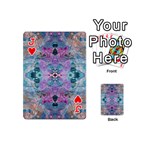Grey Pink Blend Playing Cards 54 Designs (Mini) Front - HeartJ