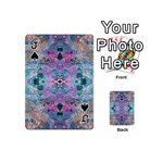 Grey Pink Blend Playing Cards 54 Designs (Mini) Front - SpadeJ