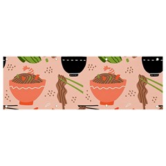 Doodle Yakisoba Seamless Pattern Banner And Sign 9  X 3  by Sarkoni