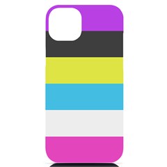 Bigender Flag Copy Iphone 14 Plus Black Uv Print Case by Dutashop
