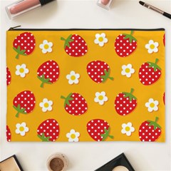 Strawberry Cosmetic Bag (xxxl) by Dutashop
