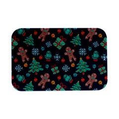 Christmas Texture New Year Background Trees Retro Pattern Open Lid Metal Box (silver)   by Sarkoni