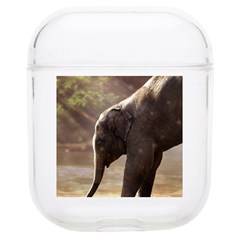 Baby Elephant Watering Hole Soft Tpu Airpods 1/2 Case by Sarkoni