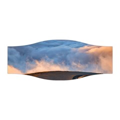 Landscape Sky Clouds Mountain Road Stretchable Headband by Sarkoni