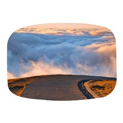 Landscape Sky Clouds Mountain Road Mini Square Pill Box by Sarkoni