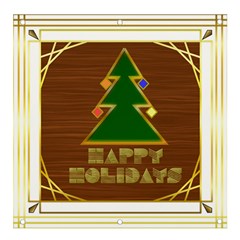 Art Deco Holiday Card Banner And Sign 4  X 4  by Amaryn4rt