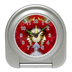 Carnival Düsseldorf Old Town Travel Alarm Clock by Amaryn4rt