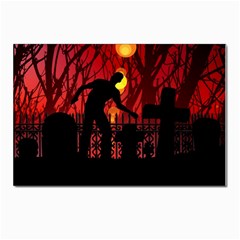 Horror Zombie Ghosts Creepy Postcards 5  X 7  (pkg Of 10) by Amaryn4rt