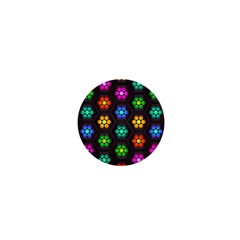 Pattern Background Colorful Design 1  Mini Magnets by Amaryn4rt