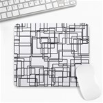 Structure Pattern Network Large Mousepad Front