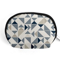 Geometric Triangle Modern Mosaic Accessory Pouch (medium) by Amaryn4rt
