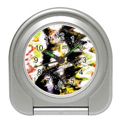 Canvas Acrylic Digital Design Art Travel Alarm Clock by Amaryn4rt