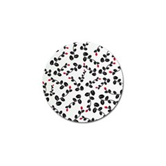 Pattern Flower Design Background Golf Ball Marker (10 Pack) by Ravend
