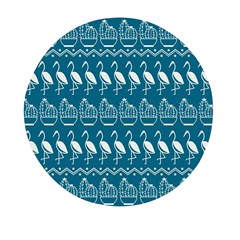 Pattern Background Art Wallpaper Mini Round Pill Box (pack Of 5) by Ravend