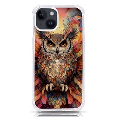 Drawing Olw Bird Iphone 14 Tpu Uv Print Case by Ravend