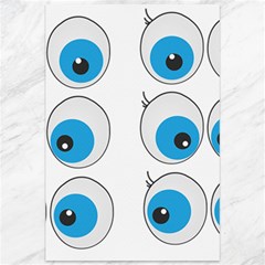 Eyes Comic Cartoon Fun Funny Toon Canvas 12  X 18  by Ndabl3x