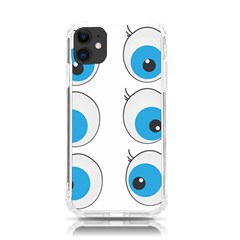 Eyes Comic Cartoon Fun Funny Toon Iphone 11 Tpu Uv Print Case by Ndabl3x