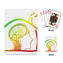 Throughts Construct Does Face Playing Cards Single Design (rectangle) by Ndabl3x