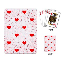 Hearts Romantic Love Valentines Playing Cards Single Design (rectangle) by Ndabl3x
